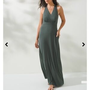 Soma Soft Jersey Halter Maxi Bra Dress XL